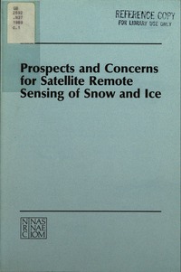 Cover Image:Prospects and Concerns for Satellite Remote Sensing of Snow and Ice