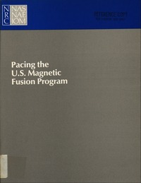 Cover Image: Pacing the U.S. Magnetic Fusion Program