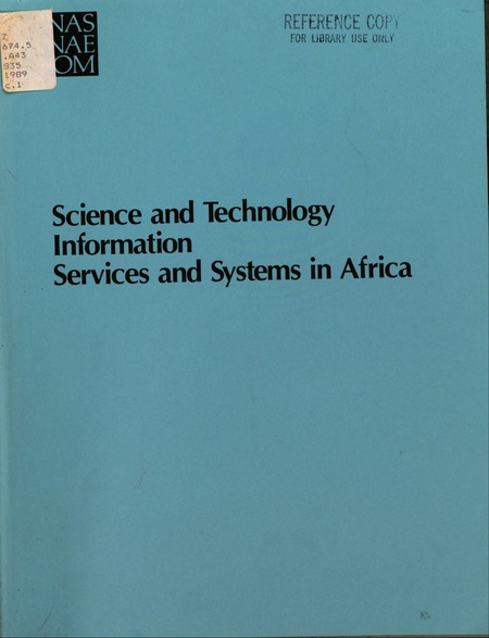 Science and Technology Information Services and Systems in Africa: Report of a Workshop