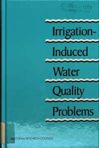 Cover Image: Irrigation-Induced Water Quality Problems