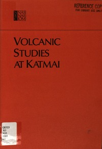 Cover Image: Volcanic Studies at Katmai