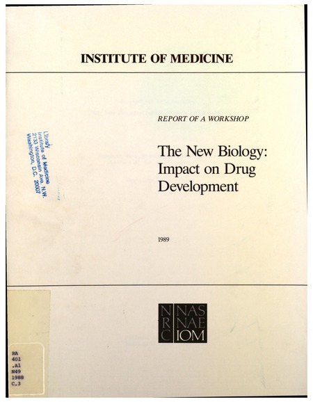 The New Biology: Impact on Drug Development