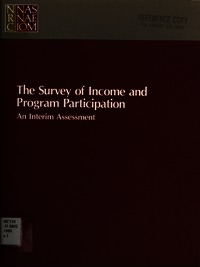 Cover Image: The Survey of Income and Program Participation