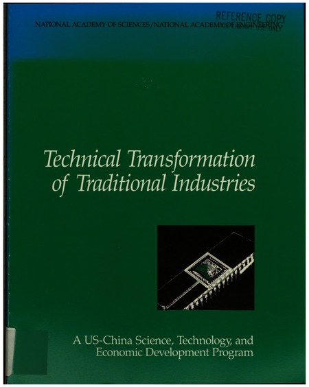 Technical Transformation of Traditional Industries: Papers From a Workshop, May, 1988