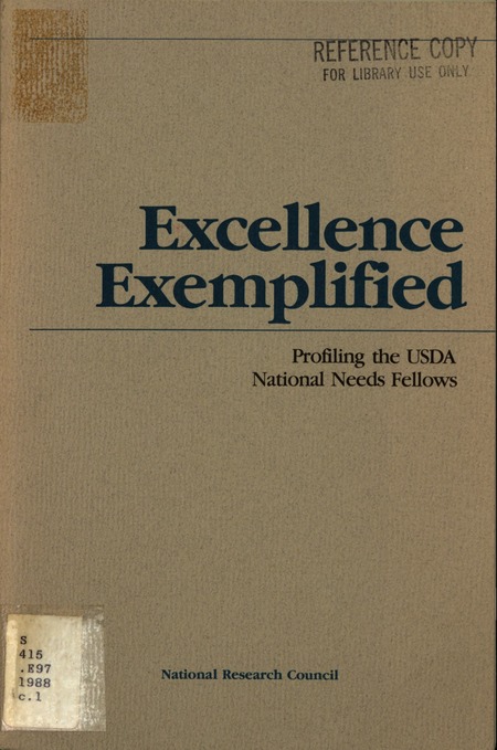 Excellence Exemplified: Profiling the USDA National Needs Fellows