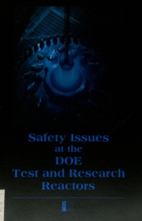 Cover Image: Safety Issues at the DOE Test and Research Reactors