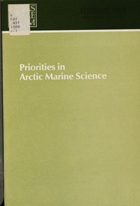 Priorities in Arctic Marine Science