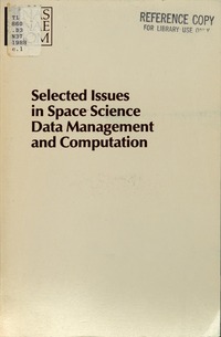 Cover Image: Selected Issues in Space Science Data Management and Computation