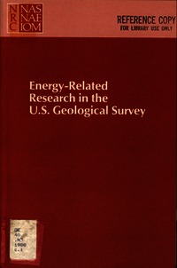 Cover Image: Energy-Related Research in the U.S. Geological Survey