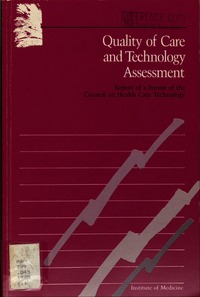 Cover Image: Quality of Care and Technology Assessment