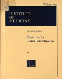 Cover Image: Resources for Clinical Investigation