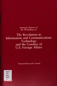 Cover Image: The Revolution in Information and Communications Technology and the Conduct of U.S. Foreign Affairs