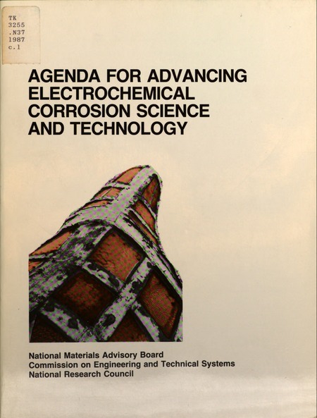 Cover: Agenda for Advancing Electrochemical Corrosion Science and Technology