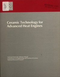 Cover Image: Ceramic Technology for Advanced Heat Engines