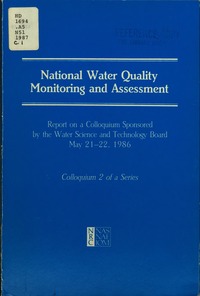 Cover Image: National Water Quality Monitoring and Assessment