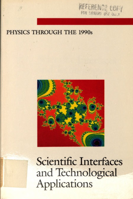 Cover: Scientific Interfaces and Technological Applications