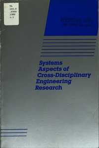 Systems Aspects of Cross-Disciplinary Engineering Research