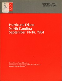 Cover Image: Hurricane Diana, North Carolina, September 10-14, 1984