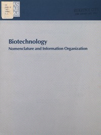 Biotechnology: Nomenclature and Information Organization