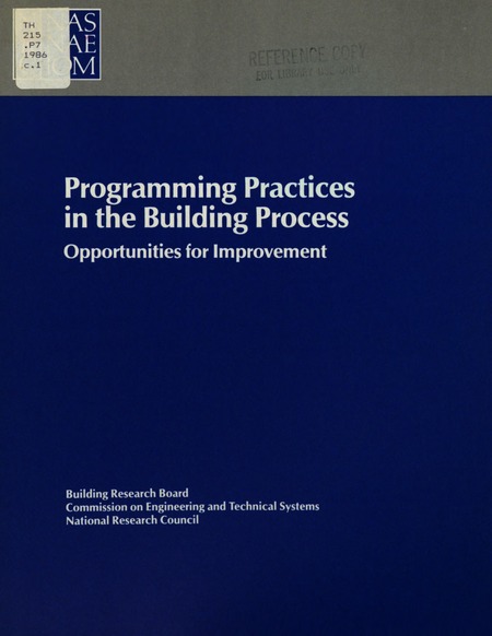 Programming Practices in the Building Process: Opportunities for Improvement