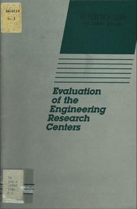 Evaluation of the Engineering Research Centers
