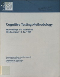 Cover Image: Cognitive Testing Methodology