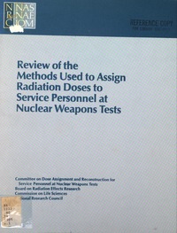 Review of the Methods Used to Assign Radiation Doses to Service Personnel at Nuclear Weapons Tests