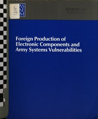 Cover Image: Foreign Production of Electronic Components and Army Systems Vulnerabilities