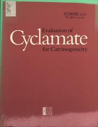 Cover Image:Evaluation of Cyclamate for Carcinogenicity