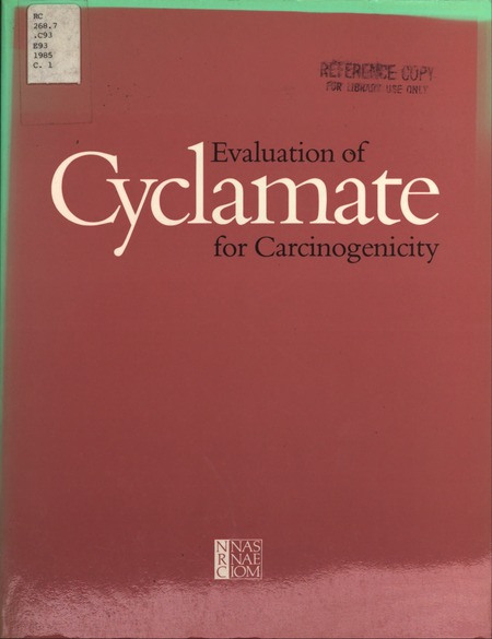 Evaluation of Cyclamate for Carcinogenicity