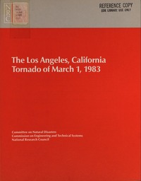Cover Image: Los Angeles, California, Tornado of March 1, 1983