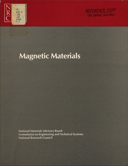 Cover: Magnetic Materials