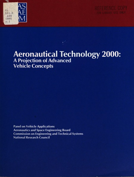 Aeronautical Technology 2000: A Projection of Advanced Vehicle Concepts