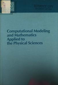 Cover Image: Computational Modeling and Mathematics Applied to the Physical Sciences