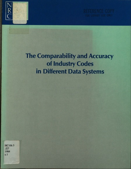 Cover: The Comparability and Accuracy of Industry Codes in Different Data Systems
