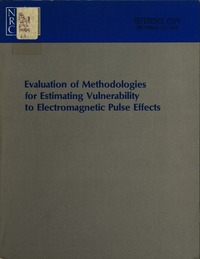 Cover Image:Evaluation of Methodologies for Estimating Vulnerability to Electromagnetic Pulse Effects