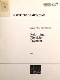 Cover Image: Reforming Physician Payment
