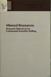 Cover Image: Mineral Resources