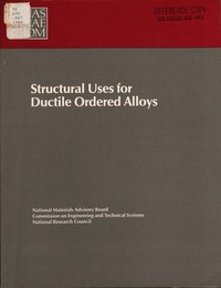 Cover Image:Structural Uses for Ductile Ordered Alloys