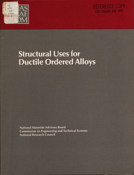 Structural Uses for Ductile Ordered Alloys