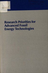 Cover Image:Research Priorities for Advanced Fossil Energy Technologies