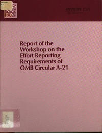 Cover Image: Report of the Workshop on the Effort Reporting Requirements of OMB Circular A-21