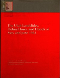 Cover Image: Utah Landslides, Debris Flows, and Floods of May and June 1983