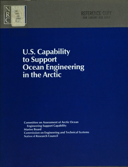 U.S. Capability to Support Ocean Engineering in the Arctic