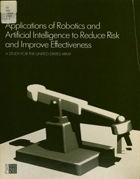 Cover Image: Applications of Robotics and Artificial Intelligence to Reduce Risk and Improve Effectiveness