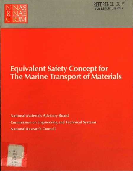 Equivalent Safety Concept for the Marine Transport of Materials