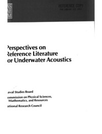 Perspectives on Reference Literature for Underwater Acoustics