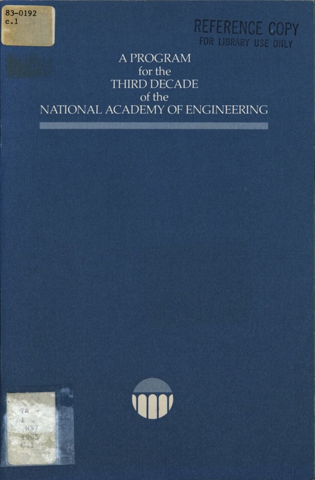 A Program for the Third Decade of the National Academy of Engineering