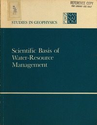 Cover Image: Scientific Basis of Water-Resource Management