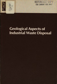 Cover Image: Geological Aspects of Industrial Waste Disposal